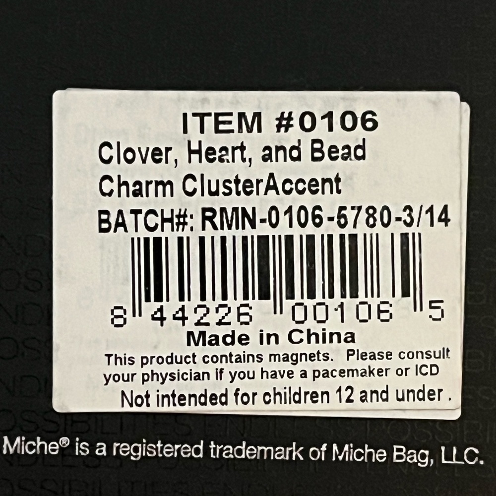 (2) MICHE Interchangeable Magnetic Pendant Charm Attachments (for Rope Chain) - Picture 3 of 8